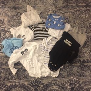 🌟BUNDLE🌟Baby boy  onesies